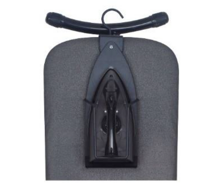 Suporte para Ferro de Engomar Aço Preto